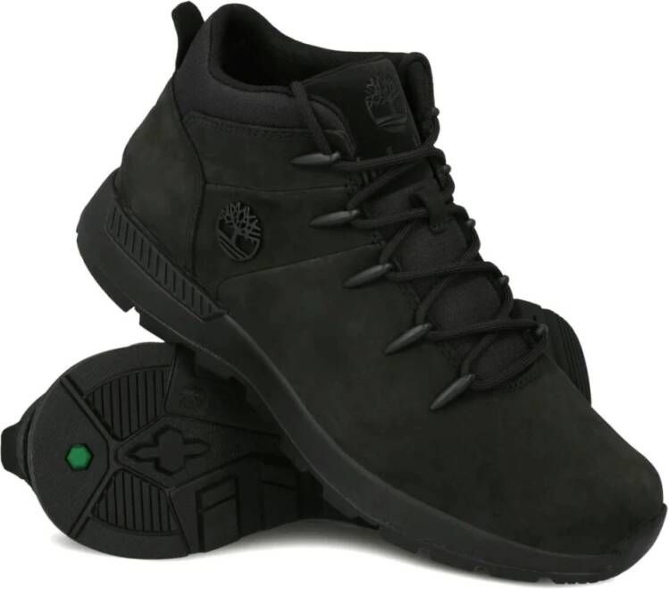 Timberland Gitzwarte Enkellaarsjes