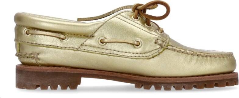 Timberland Gouden Bootschoen Lifestyle Schoen Yellow Dames
