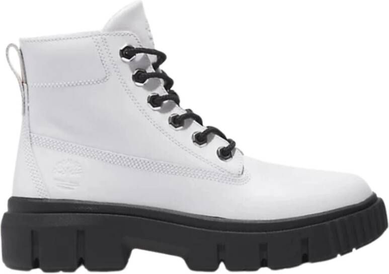 Timberland Greyfield Wit Leren Laars White Dames