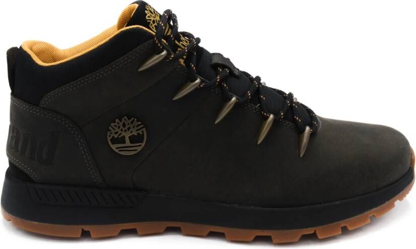 Timberland Grijze Laarzen met Stoffen en Rubberen Voering Grijs Heren - Foto 2