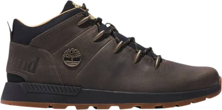 Timberland Grijze Laarzen met Stoffen en Rubberen Voering Grijs Heren - Foto 4