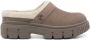 Timberland Grijze Suède Slip-On Sandalen met Faux-Fur Trim Gray Dames - Thumbnail 1