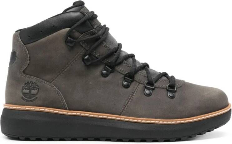 Timberland Grijze Suède Veterschoenen