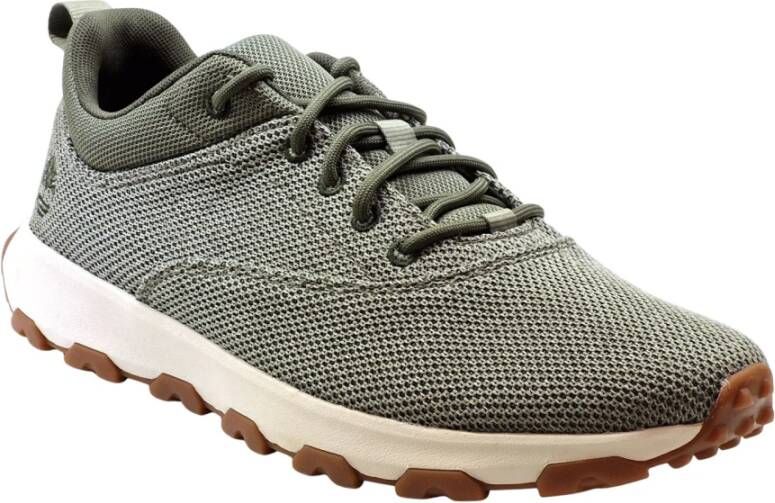 Timberland Groene Canvas Sportieve Sneakers