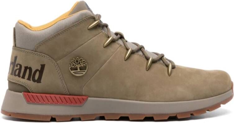Timberland Groene Chukka-laarzen van suède Green Heren