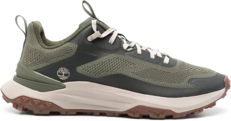 Timberland Groene Gebreide Sneakers Dikke Zool