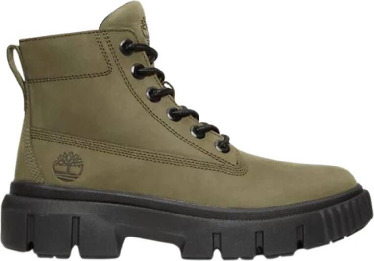 Timberland Groene Greyfield Dames Enkellaars Green Dames