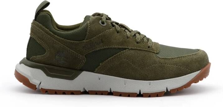 TIMBERLAND Lage Sneakers Heren Voyager Park Low Lace Up Maat: 42 Materiaal: Suède Kleur: Groen - Foto 1