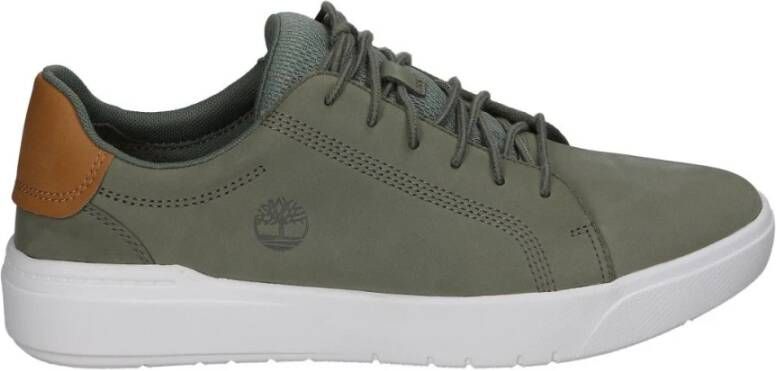 TIMBERLAND Lage Sneakers Heren Seneca Bay Low Maat: 41 Materiaal: Leer Kleur: Groen