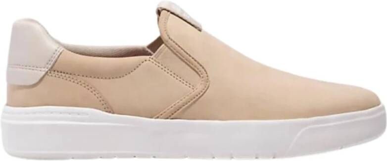 Timberland Heren Slip-On Schoen Seneca Comfort Beige Heren