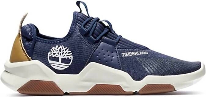 Timberland Heren Sneakers van Synthetisch Leer en Stof Blue Heren