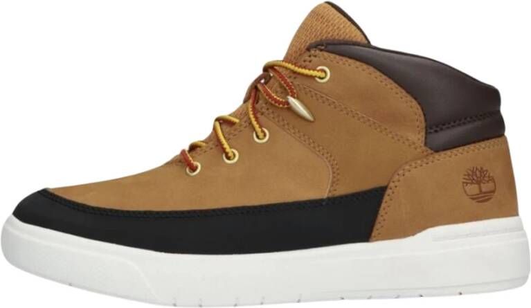 Timberland Jongens Hoge Sneakers Seneca Bay Mid Brown Heren