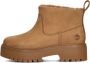 Timberland Kameel Nubuck Enkellaarzen met Trendy Twist Brown Dames - Thumbnail 13