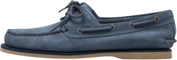 Timberland Klassieke Blauwe Suède Bootschoen