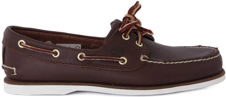Timberland Klassieke bootschoenen bruin leer Brown Heren
