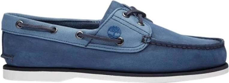 Timberland Klassieke Heren Bootschoen Donkerblauw Leer