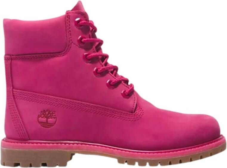 Timberland Suède Dames Enkellaarzen Pink Dames