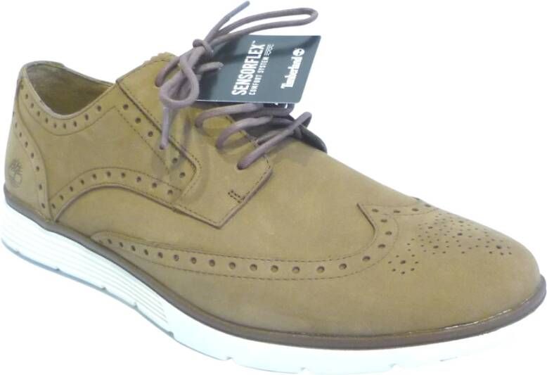 Timberland Laced Shoes Green Heren