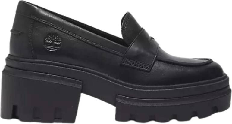 Timberland Leren mocassin met hak voor dames Black Dames