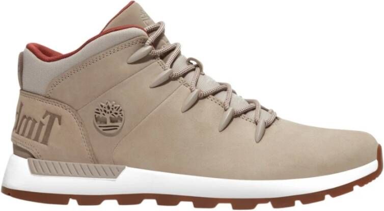 Timberland Lichtbruine leren sneaker Sprint Trekker