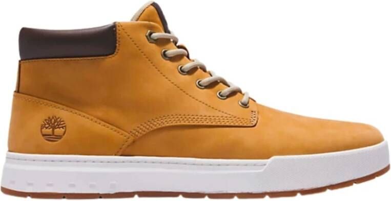 Timberland Moderne Veterschoenen voor Heren met Rubberen Zool Brown Heren