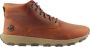 Timberland Oranje Volnerf Leren Schoenen Brown Heren - Thumbnail 1