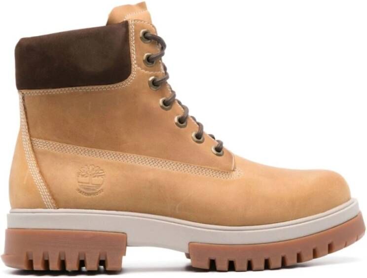 Timberland Klassieke Leren Laarzen Orange Heren - Foto 3