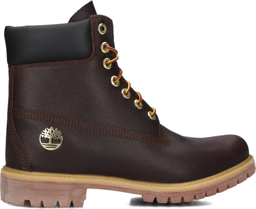 TIMBERLAND Veterboots Heren 6” Premium Men's Maat: 41 5 Materiaal: Leer Kleur: Bruin