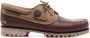 Timberland Rode Leren Color-Block Laarzen Red Heren - Thumbnail 1