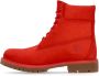 Timberland Suède Leren Enkellaarzen Red - Thumbnail 1