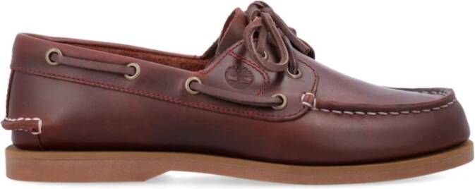 Timberland Rode Veterschoenen Slip-On Stijl