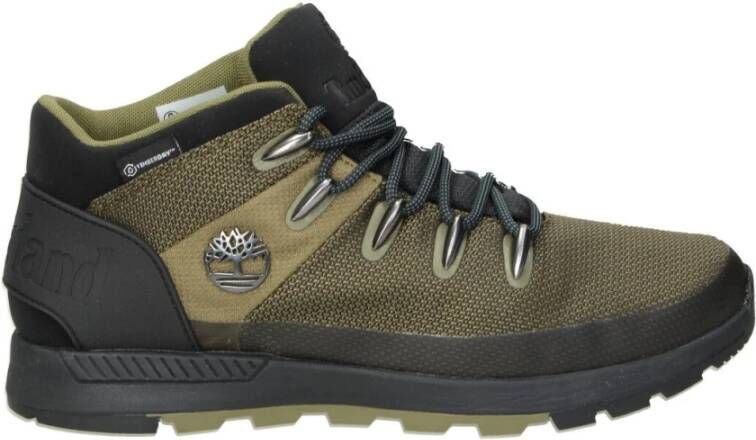 Timberland Sprint Trekker Mid Fabric Veterboots Laarzen Met Veters Heren Groen - Foto 3