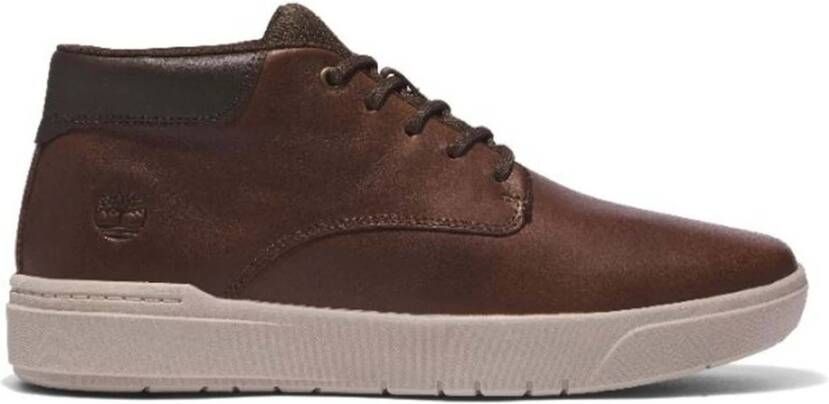 Timberland Hoge Top Gepolsterde Sneakers Brown Heren