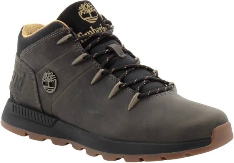 Timberland Grijze Laarzen met Stoffen en Rubberen Voering Grijs Heren - Foto 3