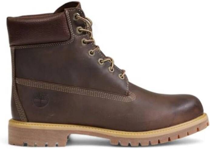 Timberland Premium Waterdichte Veterschoenen Bruin Brown Heren