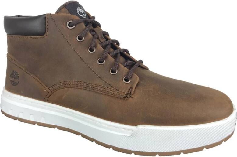 Timberland Stijlvolle Veterschoenen voor Mannen Brown Heren