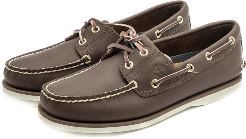 Timberland Authenti Eye Boat Shoe Classic Leather Brown Loafers - Foto 4