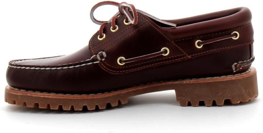 Timberland Bordeaux Veterschoenen Authentics 3 Eye Classic Lug - Foto 5