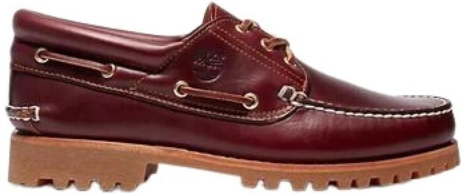 Timberland 6481 Burgundy Authentics 3 Eye Classic Lug