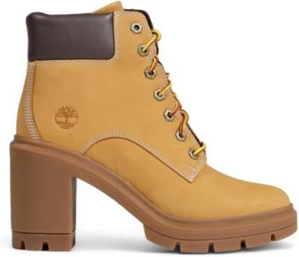 Timberland Beige Suède Enkellaarzen voor Dames Brown - Foto 4
