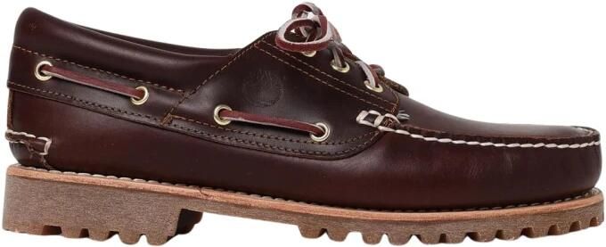 TIMBERLAND Veterschoenen Heren Authentics 3 Eye Classic Lug Maat: 46 Materiaal: Leer Kleur: Bruin - Foto 19