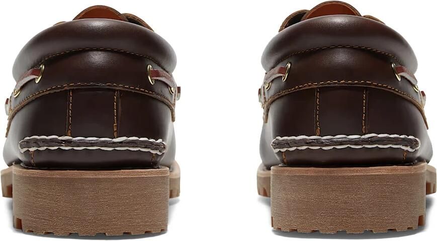 TIMBERLAND Veterschoenen Heren Authentics 3 Eye Classic Lug Maat: 46 Materiaal: Leer Kleur: Bruin - Foto 17