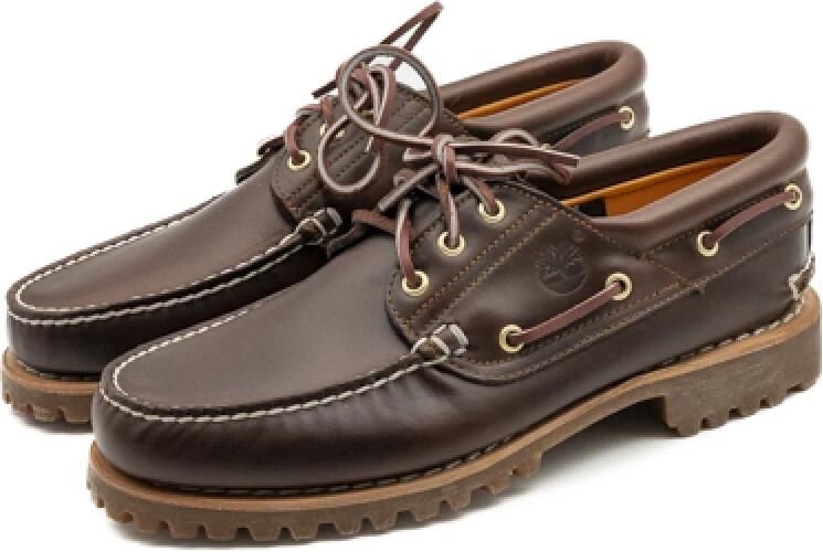 TIMBERLAND Veterschoenen Heren Authentics 3 Eye Classic Lug Maat: 46 Materiaal: Leer Kleur: Bruin - Foto 20