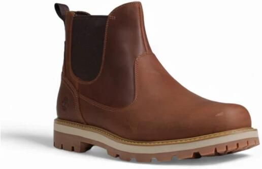 TIMBERLAND Chelsea Boots Heren Britton Road Mid Chelsea Maat: 41 Materiaal: Leer Kleur: Cognac - Foto 4