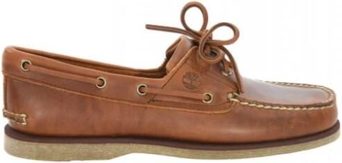 Timberland Authentic Classic Boat Shoe Leather Beige Loafers - Foto 9