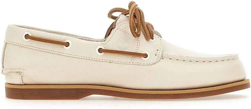 Timberland Authentic Boat Shoe Classic Leather Wo Beige Loafers - Foto 5