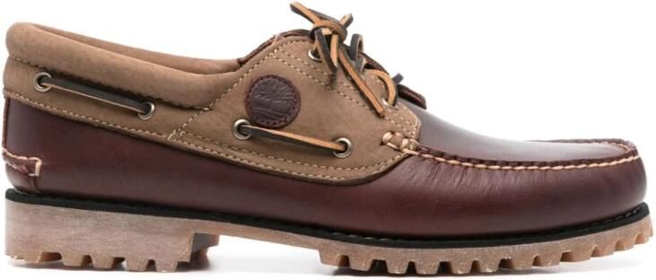 Timberland Rode Leren Color-Block Laarzen Red Heren - Foto 2