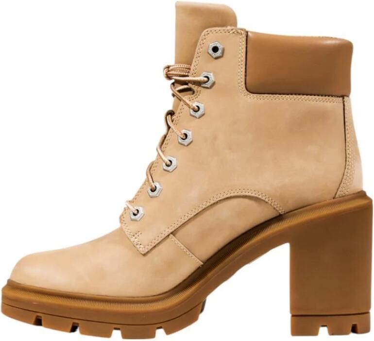 Timberland Enkellaarsjes met blokhak en ronde neus - Foto 2