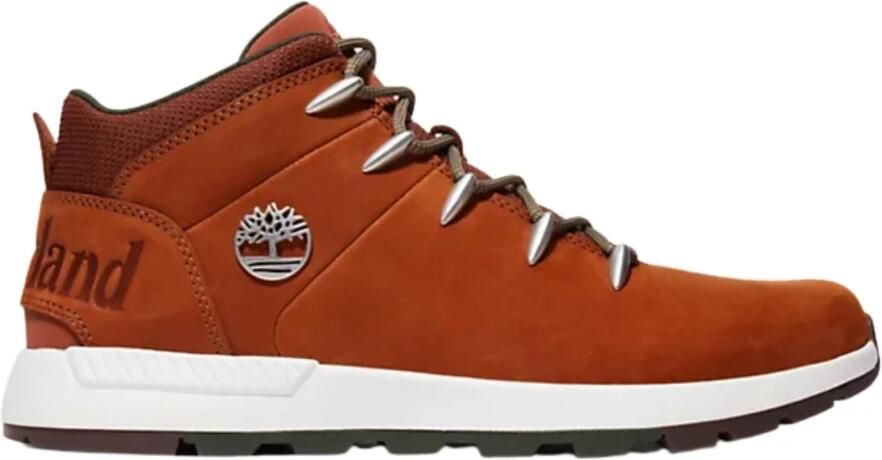 Timberland Stijlvolle Leren Veterschoenen Brown Heren - Foto 6