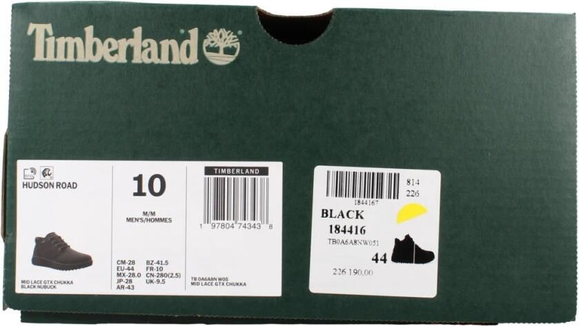Timberland Hudson Road Mid Lace Up GTX Chukka Boot Vrijetijdsschoenen zwart - Foto 8